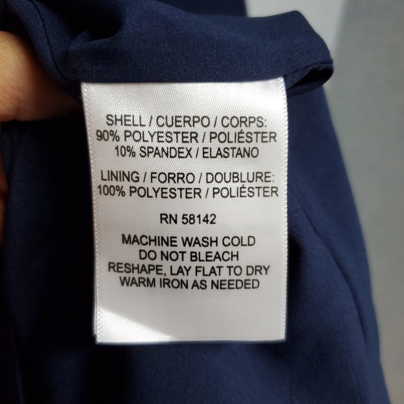 Maggy London Navy Blue Dress Size 12 - Picture 10 of 11